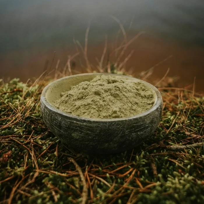 white kratom pulver captain green
